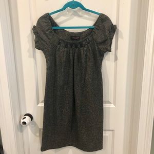 Signature by Robbie Bee dress charcoal/black